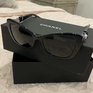 Black Chanel Sunglasses